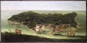 A ilha de Barbados, c.1694